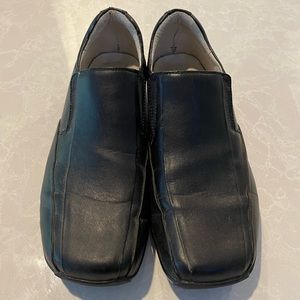 Black loafers